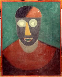 Porträtt av Pablo Picasso (1881-1973) Målning av Manuel Ortiz De Zarate (1886-1946) 1925 Dim. 0,41x0,32 m Paris, Musee Picasso