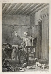 Karaktären och queten av den berömda gentlemannen Don Quijote (Quijote)