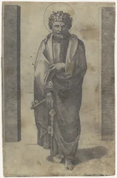 Aposteln Petrus med nycklar Kristus och apostlarna (serietitel)
