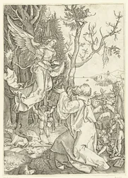 Angel visar sig för Joachim Life of Mary (serietitel)
