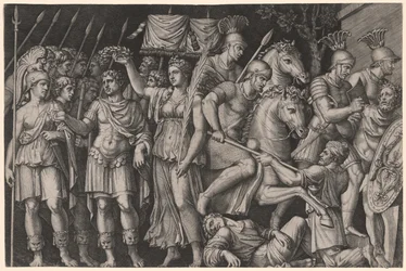 Trajanus krönt av seger