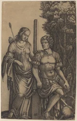 Venus visar sig för Aeneas