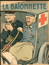 Omslag till ""La Baionnette"", Satirical in Colors