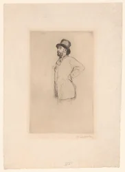 Porträtt av Edgar Degas