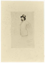 Edgar Degas, stående