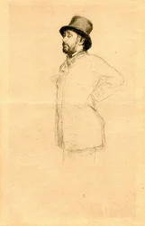 Edgar Degas i hatten.