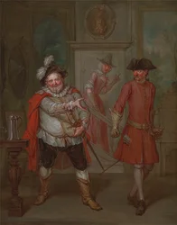 Scen ur Shakespeares "Henrik IV, del I"