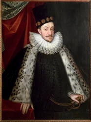 Porträtt av Sigismund III Vasa, kung av Polen