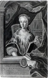 Laura Maria Caterina Bassi, graverad av Johann Jakob Haid