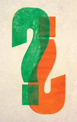 Fråga, 2014 (trätypografi på papper)