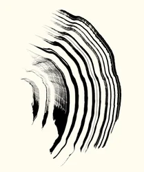 Vibration_01, 2023 (tusch på papper)