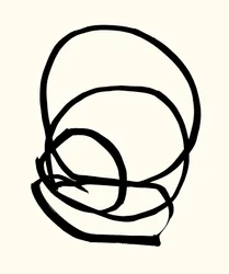 Vibration_02, 2023 (tusch på papper)