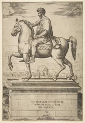Ryttarstaty av Marcus Aurelius, 1515-27.