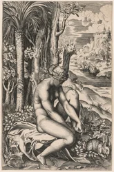 Venus sårad av en rostorn