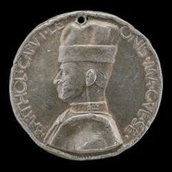 Bartolommeo Colleone av Bergamo, 1400-1475, Condottiere [framsidan], 1454 eller senare.