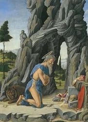 Saint Hieronymus i öknen