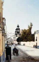 Favoriten i Portici (olja på duk)