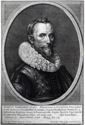 Självporträtt, graverat av Wenceslaus Hollar, 1644