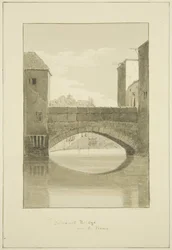 Bridewell Bridge över Frome, ser norrut