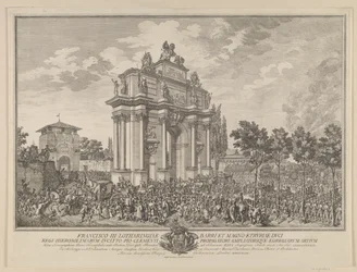 Frantz Stephans hederssport, vid intåget i Florens 1739