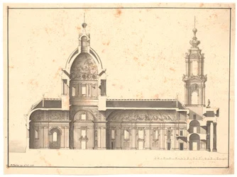 Längdsnitt genom samma kyrka