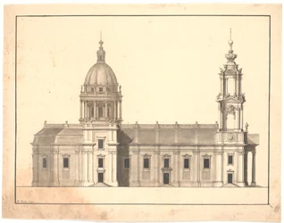 Samma kyrka, sett från sidan