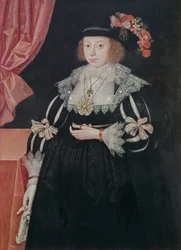 Anne Hale, Mrs Hoskins (ca 1609-51), 1629 (panel)