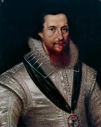 Porträtt av Robert Devereux (1566-1601), Earl of Essex.