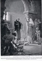 The Judgement of Nine Ploughshares, illustration från "Hutchinson