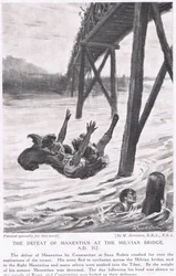Maxentius nederlag vid Milvianbron 312 e.Kr.