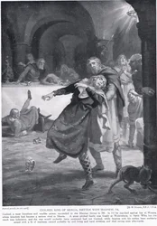 Kung Ceolred av Mercias vansinne AD 716