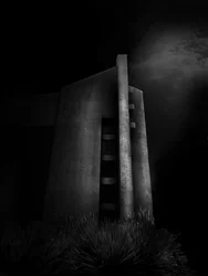 Stark betongmonument