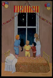 Väntar på jultomten