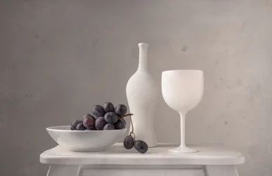 Minimalistiska druvor och vin
