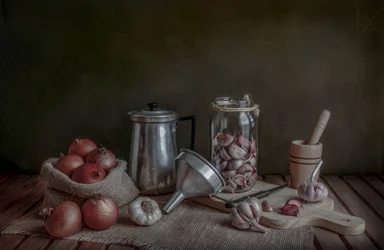 Vackra köksprylar i rustik stil