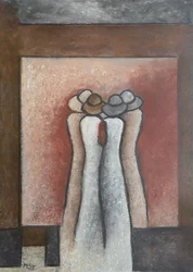 Whispering Ladies, 2020 (pastell)