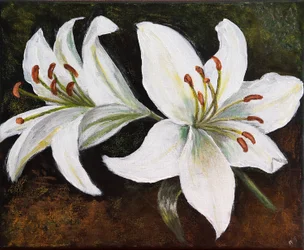 White Lily, 2022 (pastell)