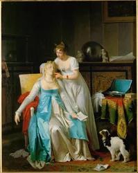 Dåliga nyheter. Utställd i salongen 1804 ...