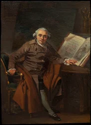 Porträtt av Jean-Jacques Lagrenée 1739-1821, ca. 1787.