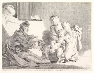 Barnet och bulldoggen, 1778.