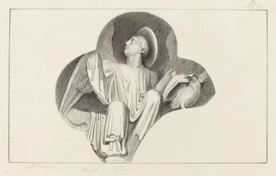 En ängel, från Wells Cathedral