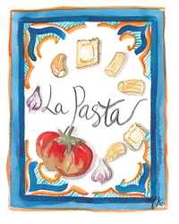 La Pasta, 2018 (akvarell på papper)