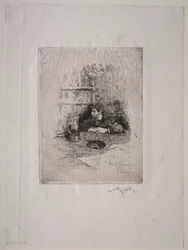 Porträtt av Eduardo Zamaçois