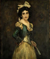 Porträtt av Maria Luisa Fortuny, 1893.