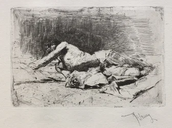Man rullande smuts.