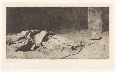 Död kropp av en kabyle Kabyle mort (titel på objekt)