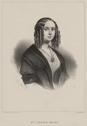 Louise Colet, 1843.