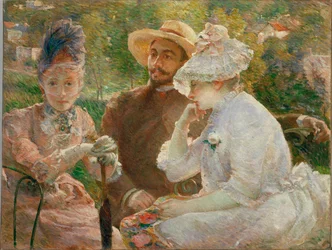 På terrassen i Sevres med Fantin-Latour