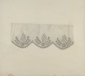 Broderade kantband, ca. 1938.