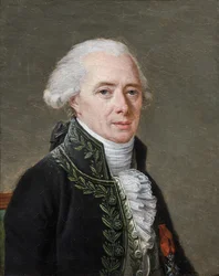 Porträtt av Francois-Andre Vincent 1746-1816, 1816.